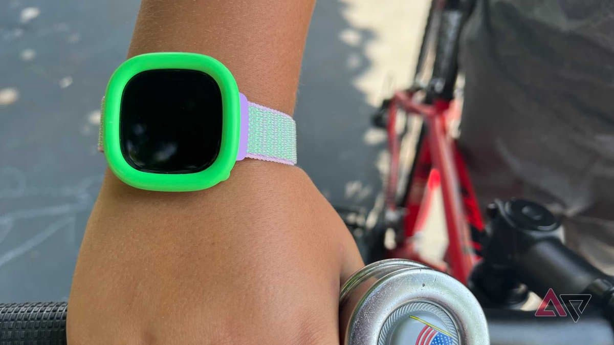 Fitbit Ace LTE showing colorful kid-friendly interface and parental controls
