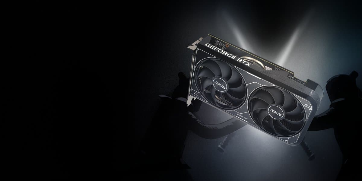 NVIDIA RTX 4060 graphics card with dual-fan cooling