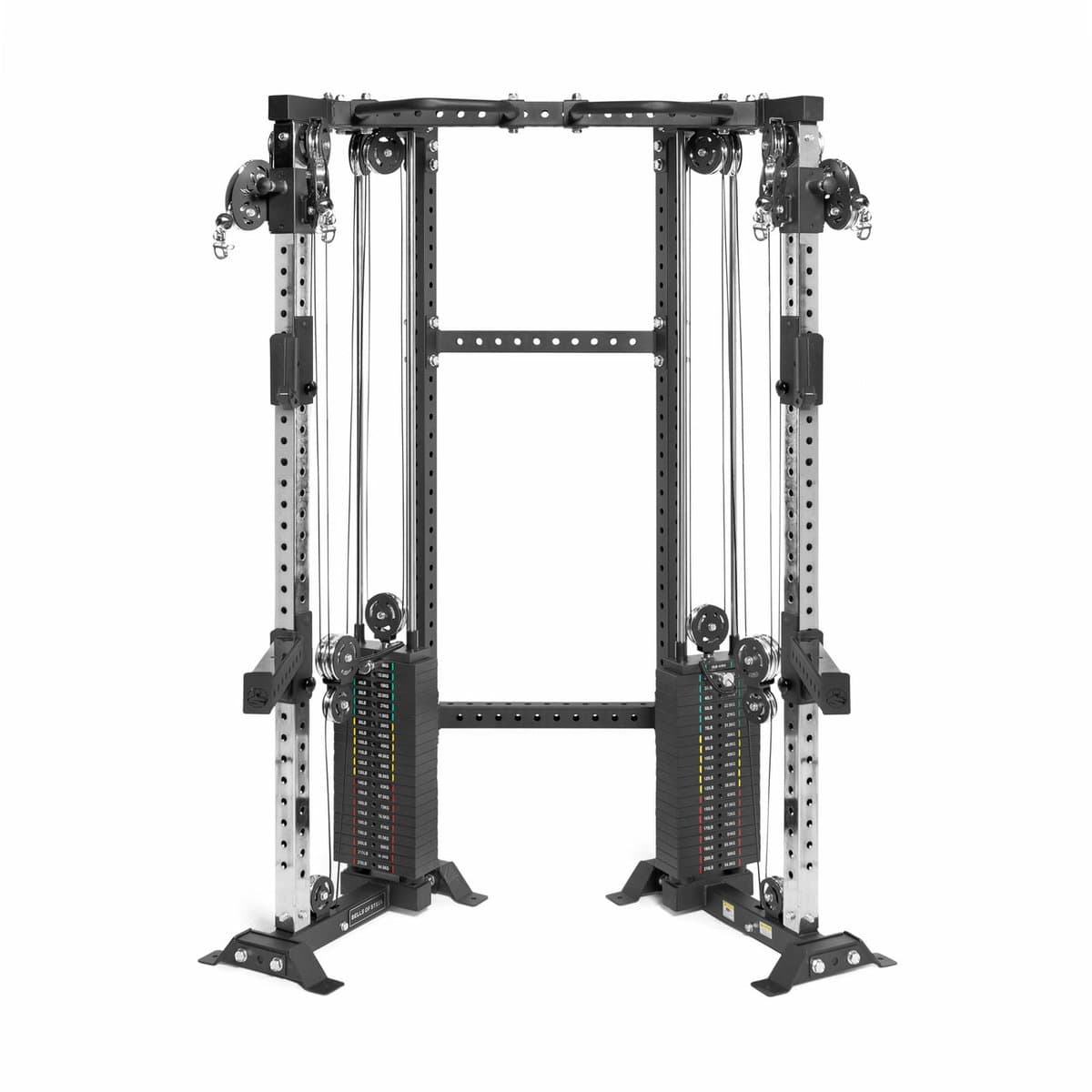 Bells of Steel squat stands with adjustable height and spotter arms