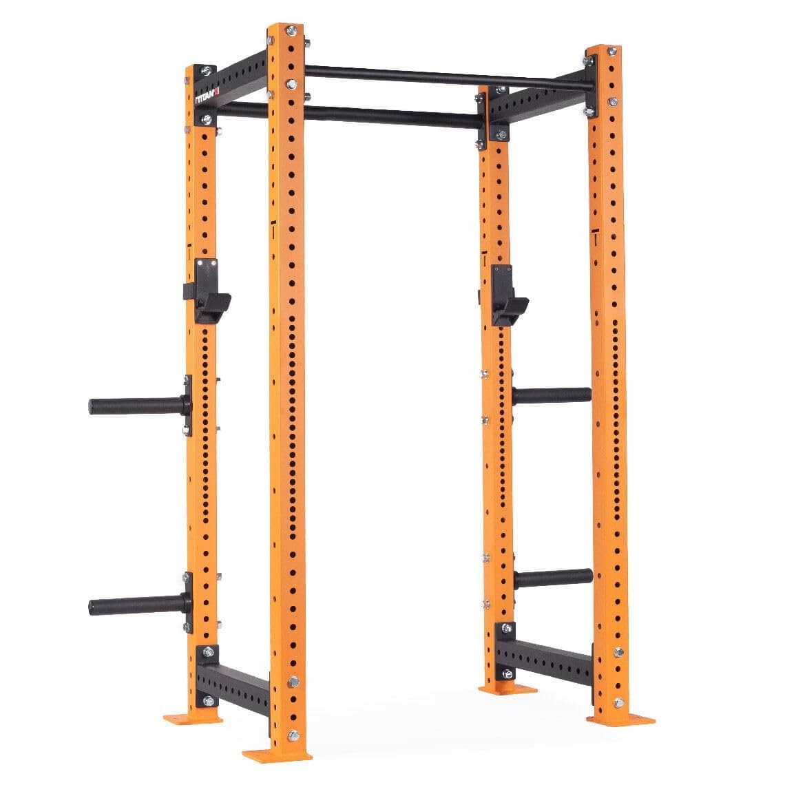 Titan T-2 power rack with safety bars and pull-up functionality