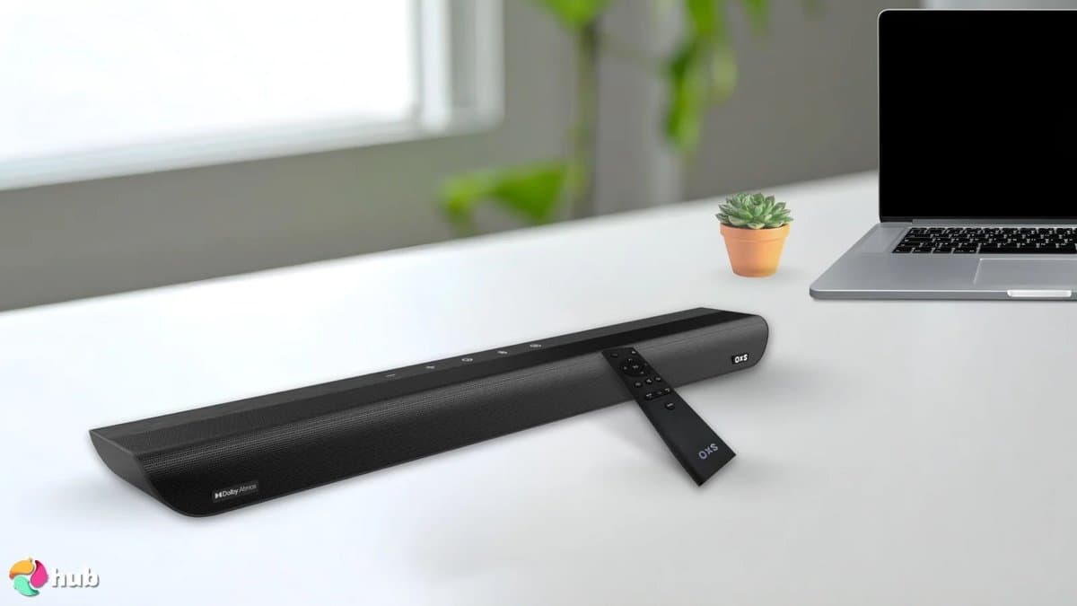 Best Dolby Atmos soundbars with wireless rear speakers arranged in a modern living room setup