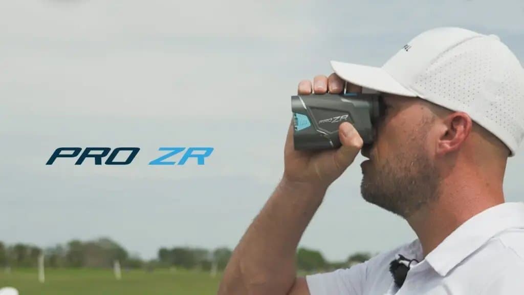 Shot Scope Pro ZR rangefinder with performance tracking integration