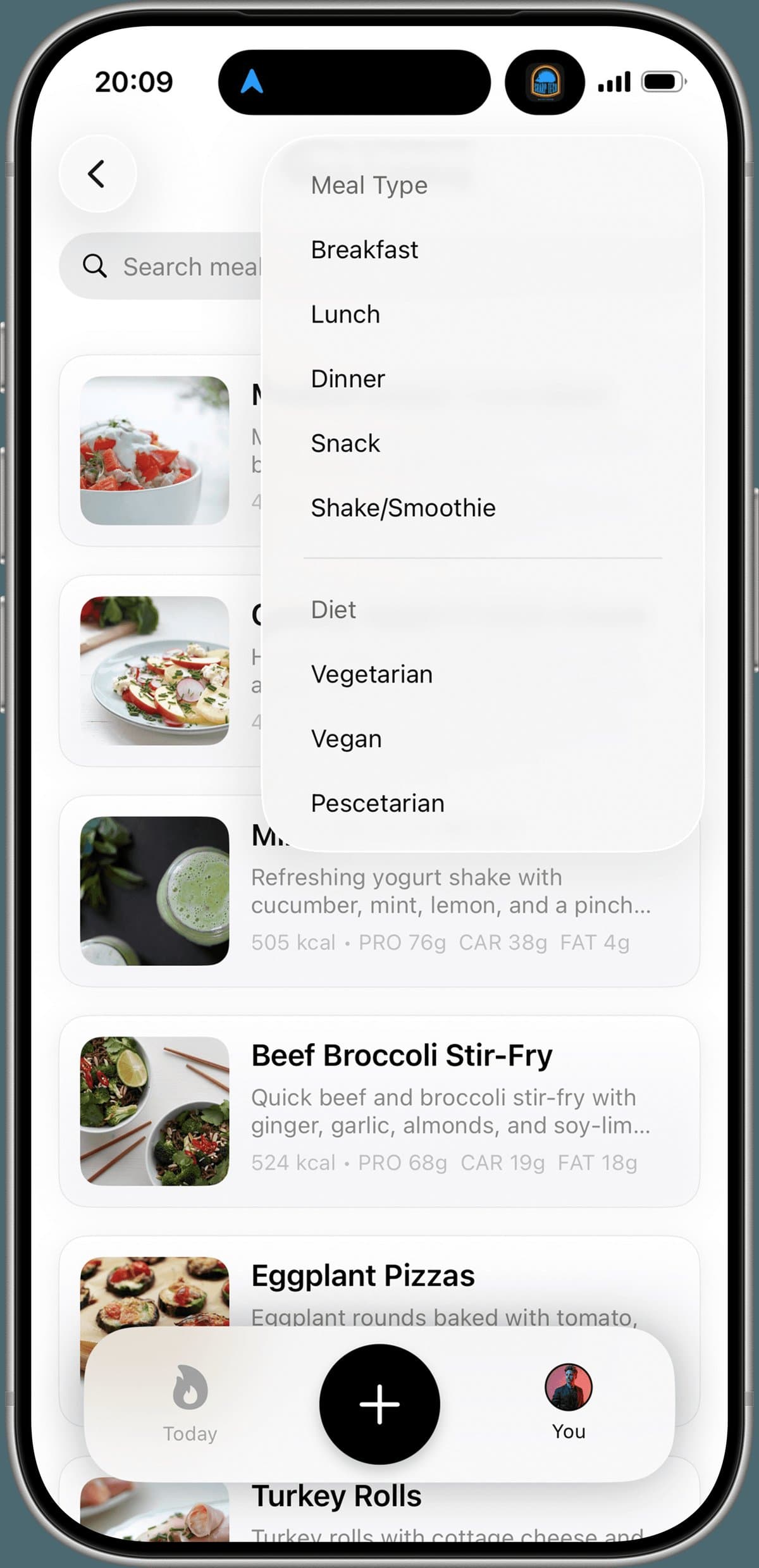 Fuel Nutrition app demonstrating rapid AI logging and macro adjustment features