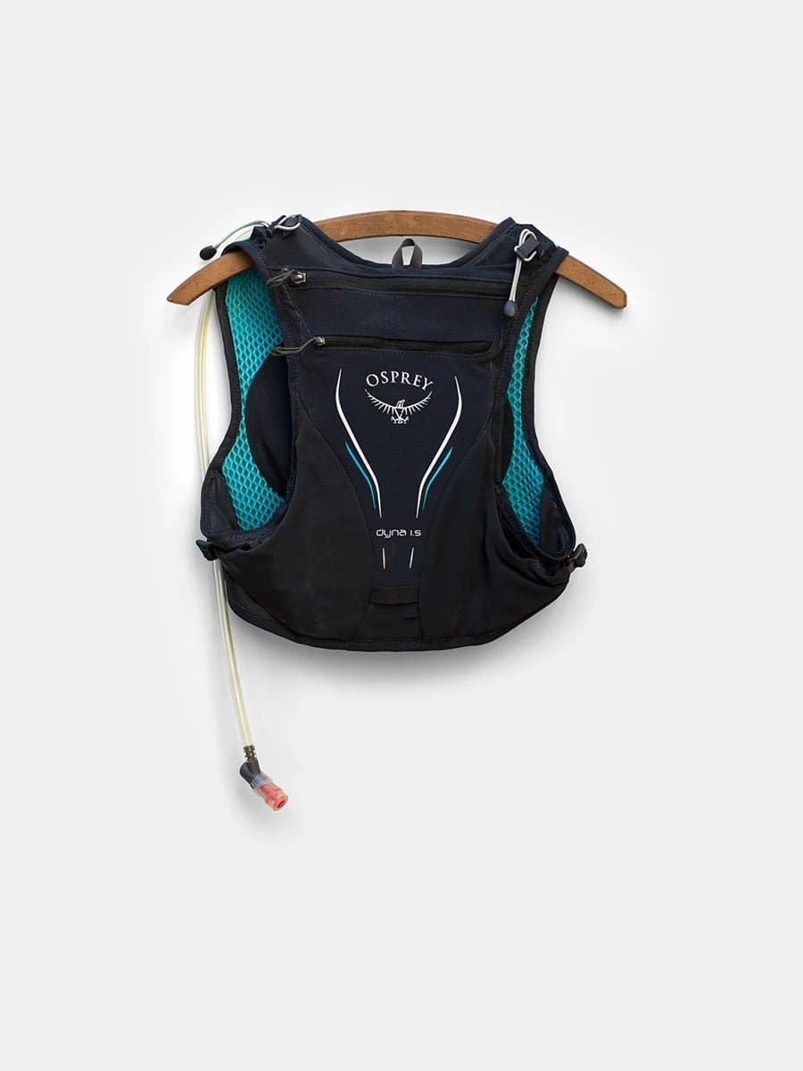 Osprey Dyna 1.5 women's hydration vest with anatomical fit and front bottles