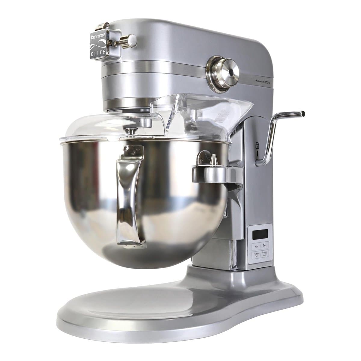 KitchenAid smart stand mixer with digital display and bowl-lift mechanism