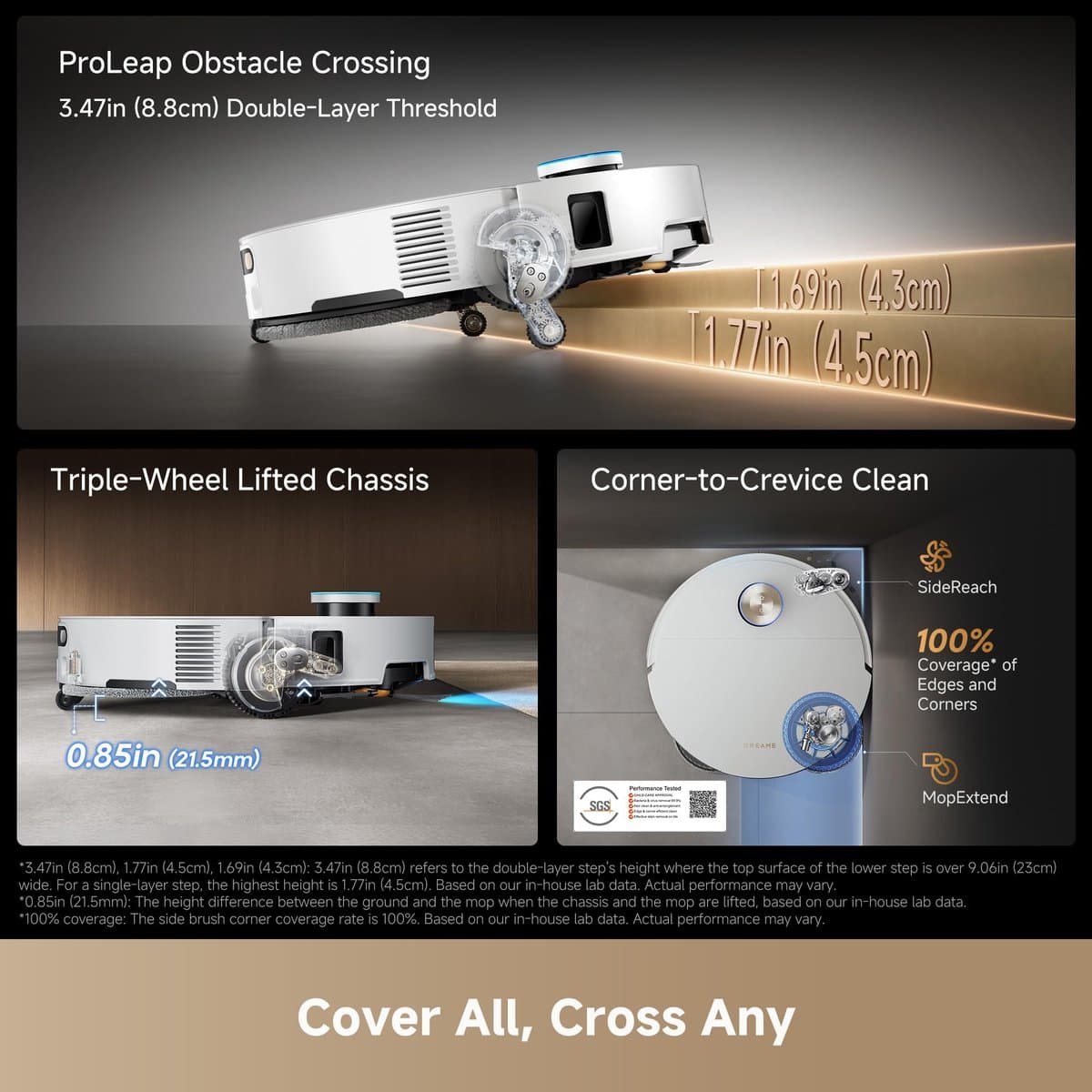 Dreame X60 Max Ultra Complete with automated detergent dispensing