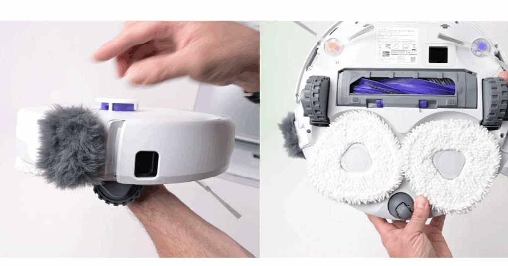 Narwal Flow 2 flagship robot vacuum with dual-headed green navigation lights