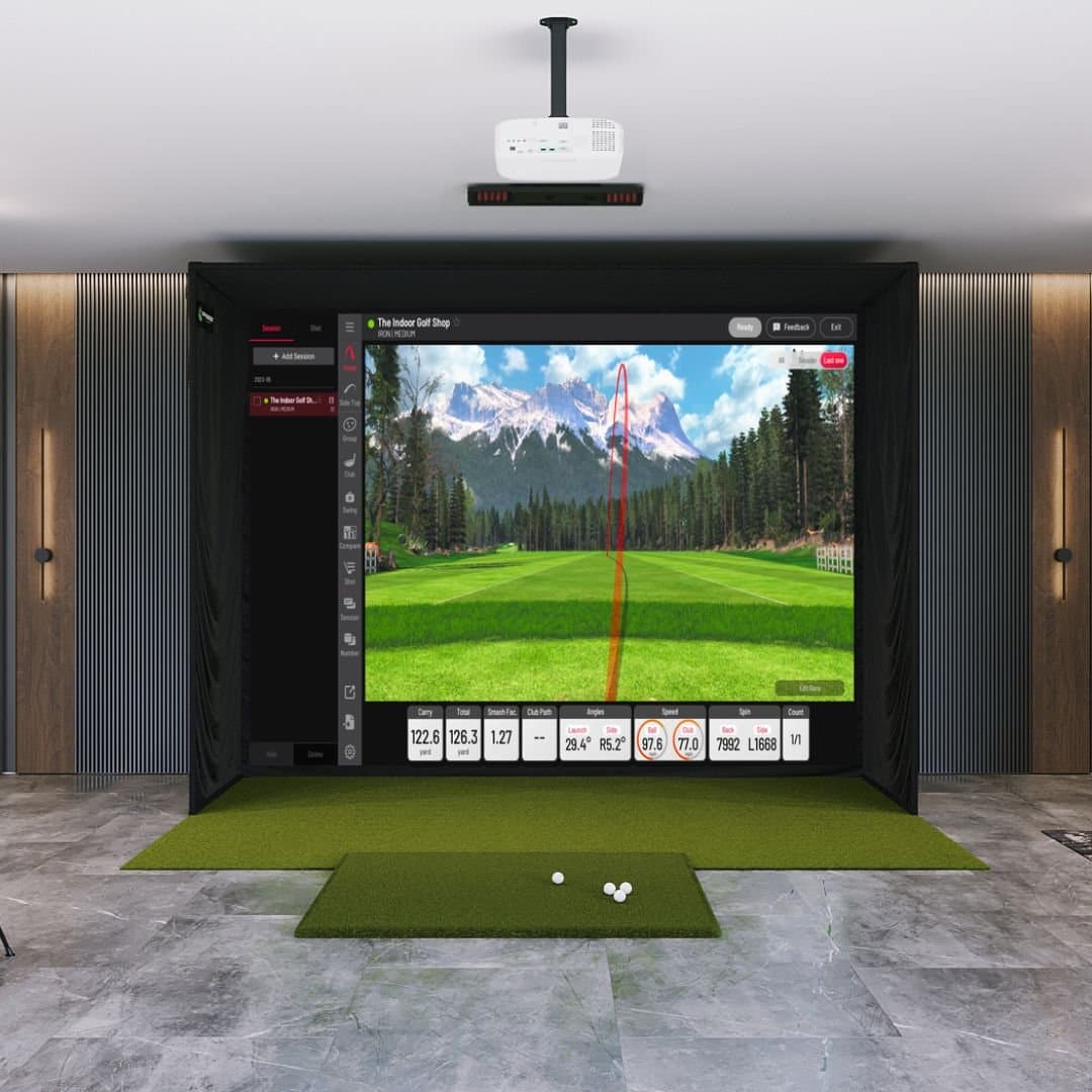 TGC 2019 interface showing course designer and shot tracking