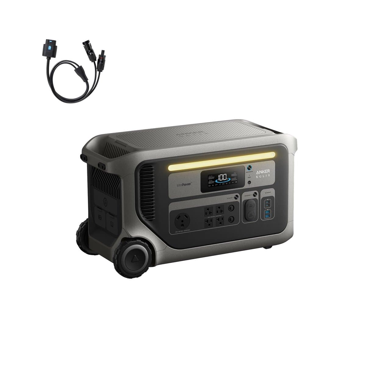 Anker SOLIX F2000 power station with multiple device charging