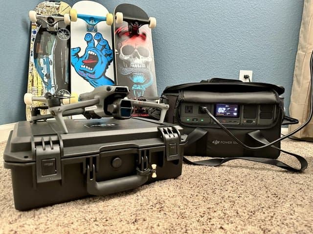 DJI Power 1000 with drone charging setup