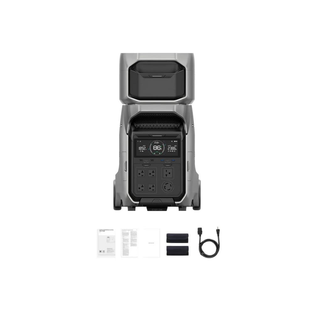 EcoFlow DELTA Pro 3 power station with expansion battery pack