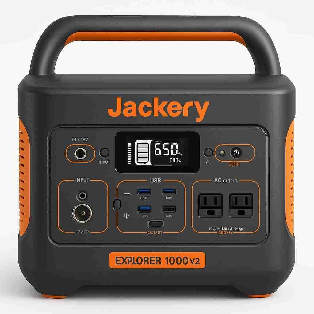 Jackery Explorer 1000 v2 with updated features and design