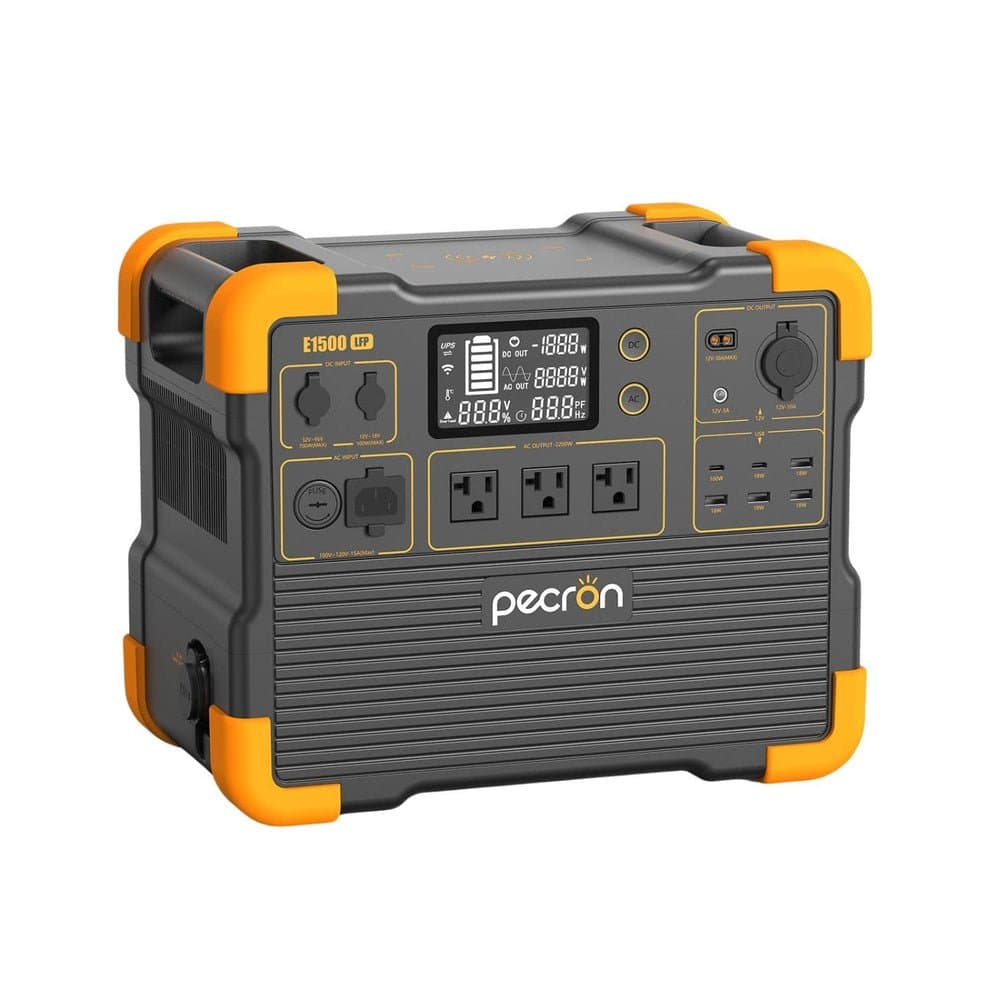Pecron E1500LFP power station with LiFePO4 battery technology