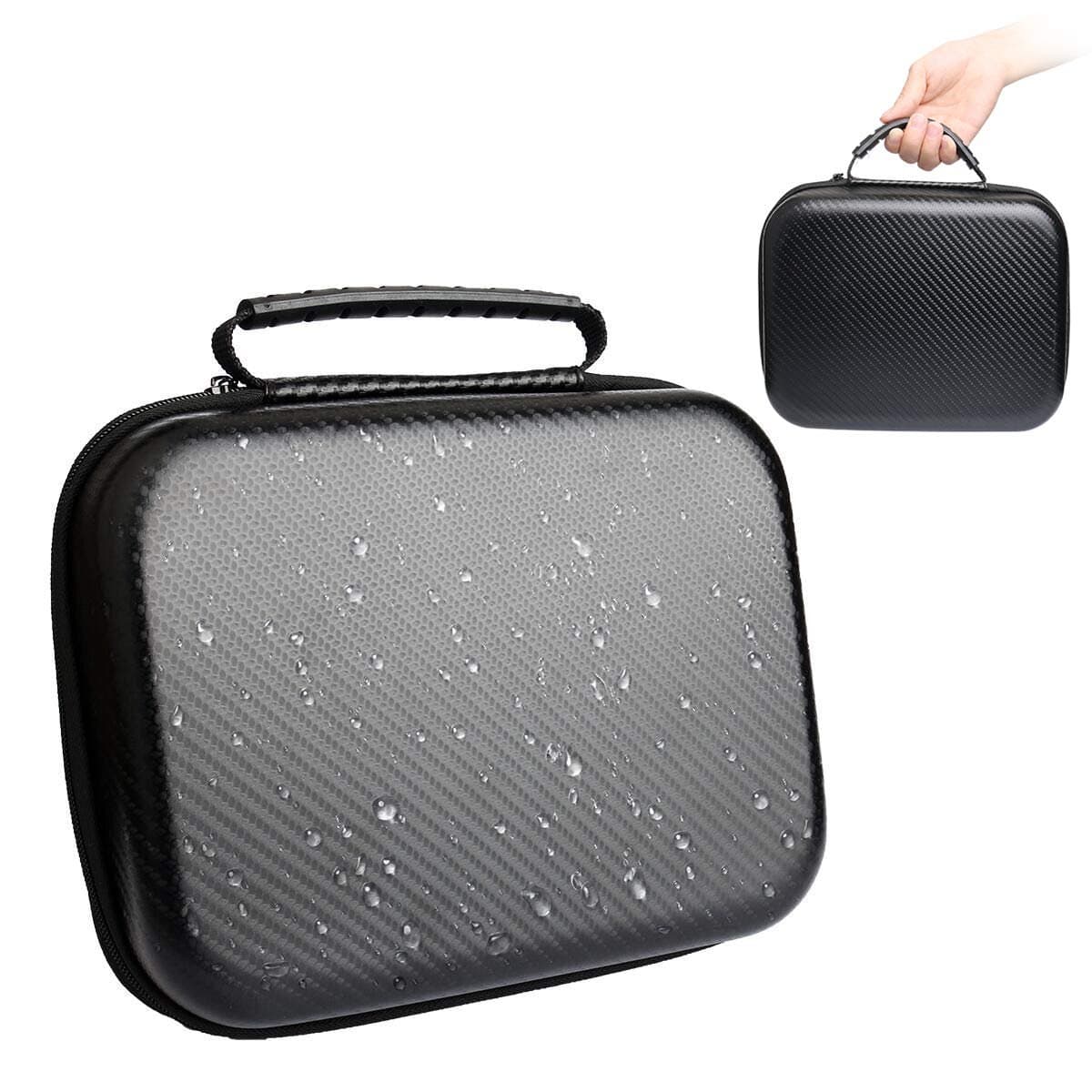 Professional massage gun with digital display and storage case