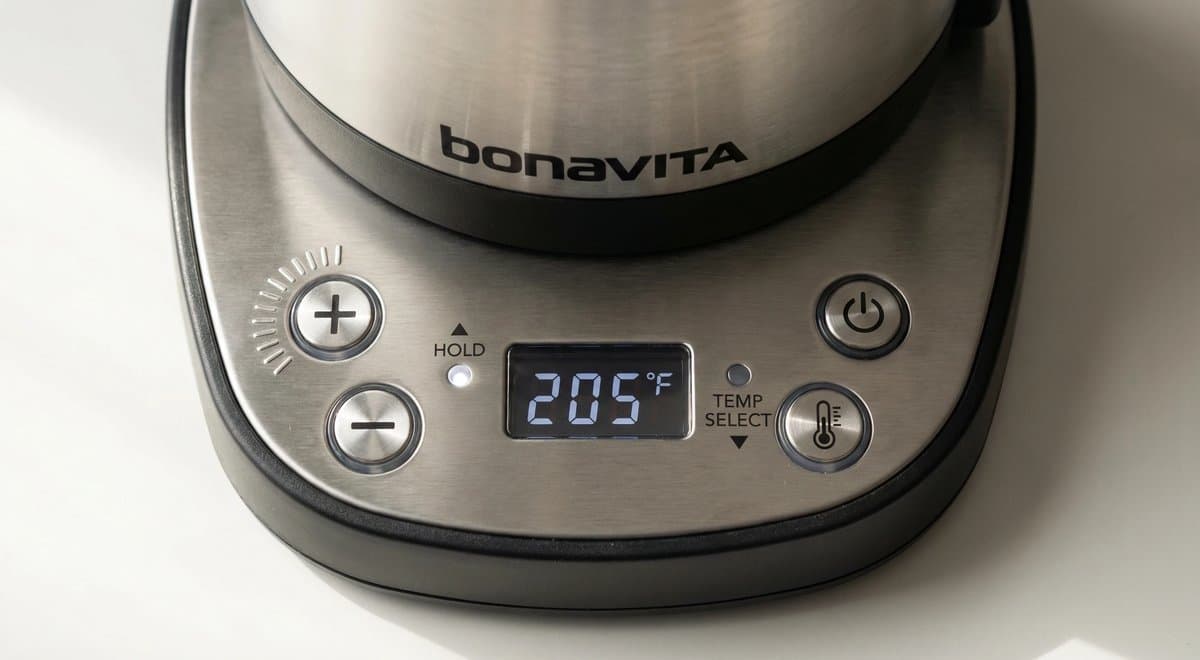 Bonavita Variable Temperature Kettle with precision temperature display