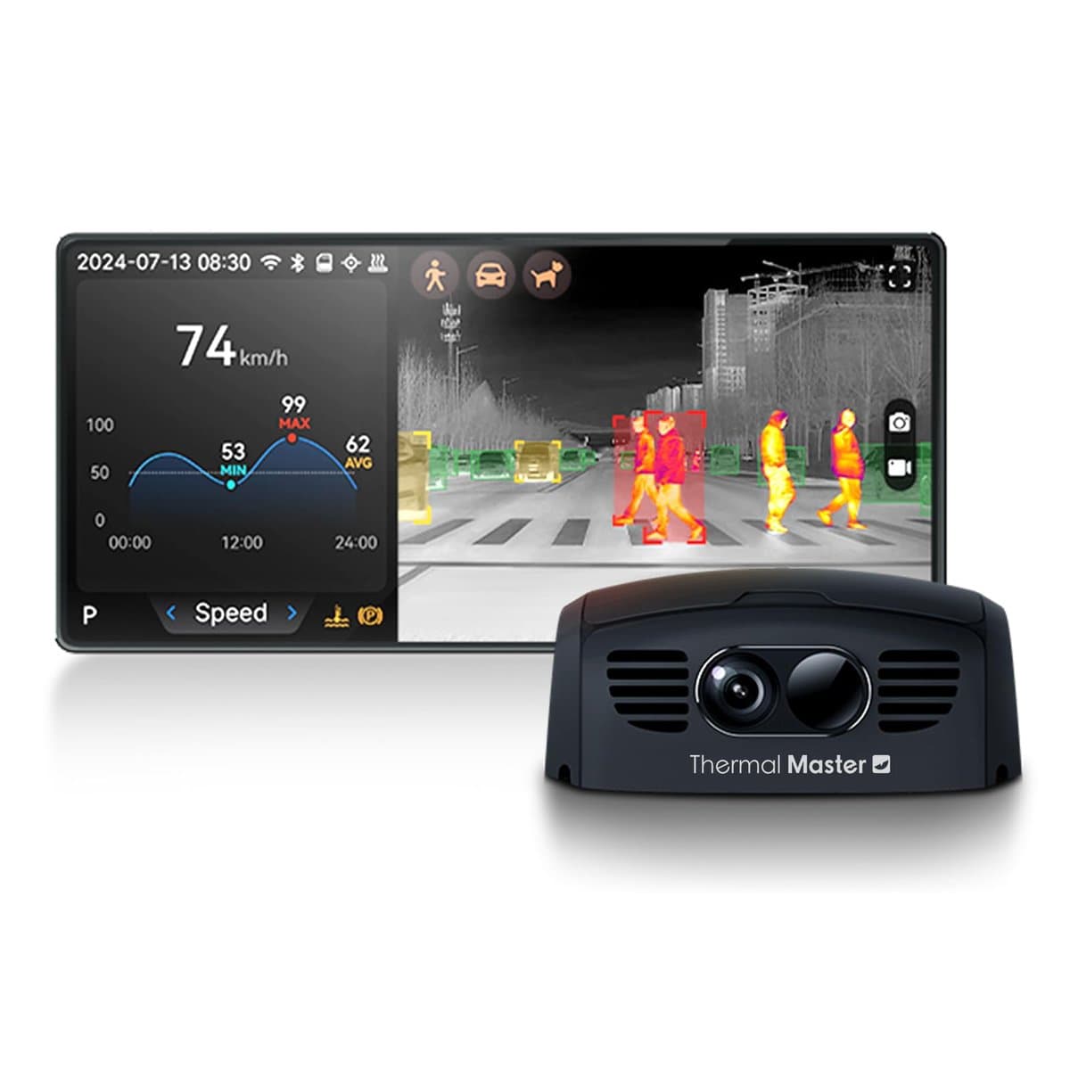 NV300 Max thermal night vision system with external thermal sensor unit